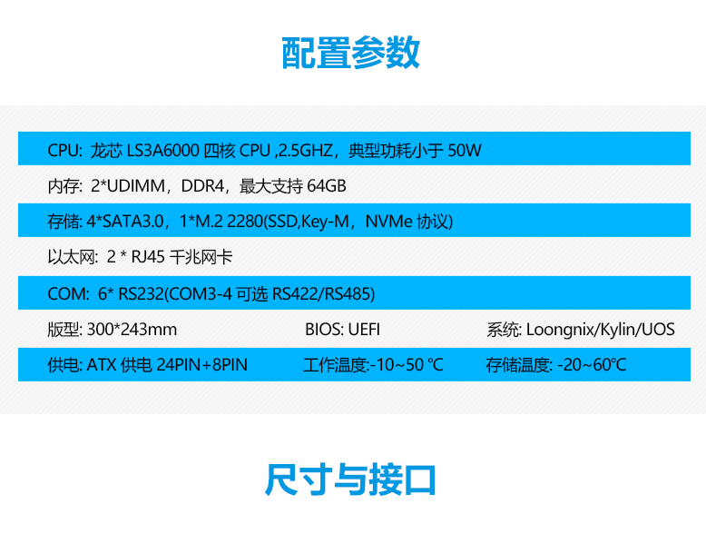 龙芯3A6000主板(图2)