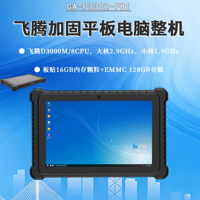 D3000M飞腾加固平板电脑P3302-PB1(图1)