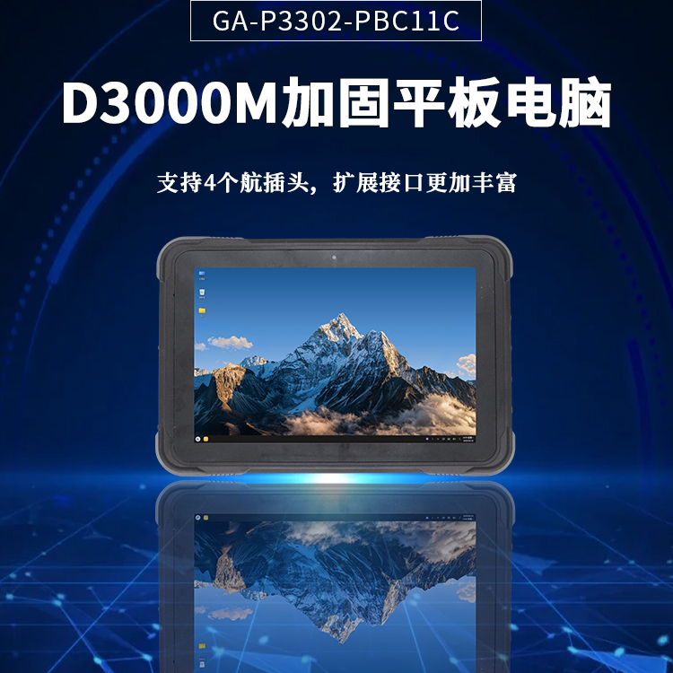 飞腾D3000M加固型平板电脑P3302-PBC11C(图1)